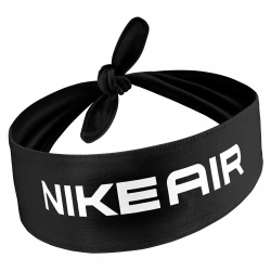 Nike Head tie Skinny Air Graphic Headband Sweatband Tennis Bandana (BLACK/BLACK/WHITE)