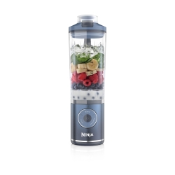 Ninja Blast Max Portable Blender, 570ml, Rechargeable Battery, Blending Cup & Leak-proof Lid, 3x Blend Functions, Makes Smoothies, Protein Shakes, Blends Ice & Frozen Fruit, Navy BC251EUNV