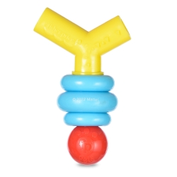 Fisher-Price for Pets Stack N' Relax Resilient Chewer Teething Toy for Puppies | Chew Toy for Puppies, Puppy Teething Toy, Puppy Teether | Multifunctional Dog Toy, Treat Hide Dog Toy