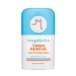 Megababe Mini Thigh Rescue Anti Chafe Stick - Tamanho de Viagem com Aloe, Romã and Grape Seed Oil