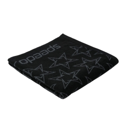 Speedo Adult Unisex BoomStar Allover Towel, Jet Black/Oxid Grey