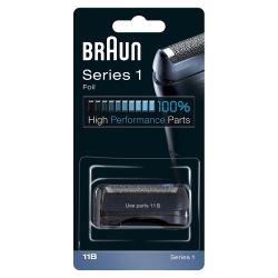 Braun Series 1 Electric Shaver Replacement Foil, Maintain Peak Performance, Compatible With Old & New Generation Series 1, 11B, Silver