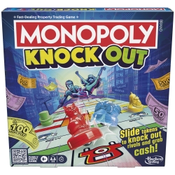 Hasbro Gaming Monopoly Knockout, Board Game for 2-8 Players, Family Games for 8+ Year Old Kids and Adults